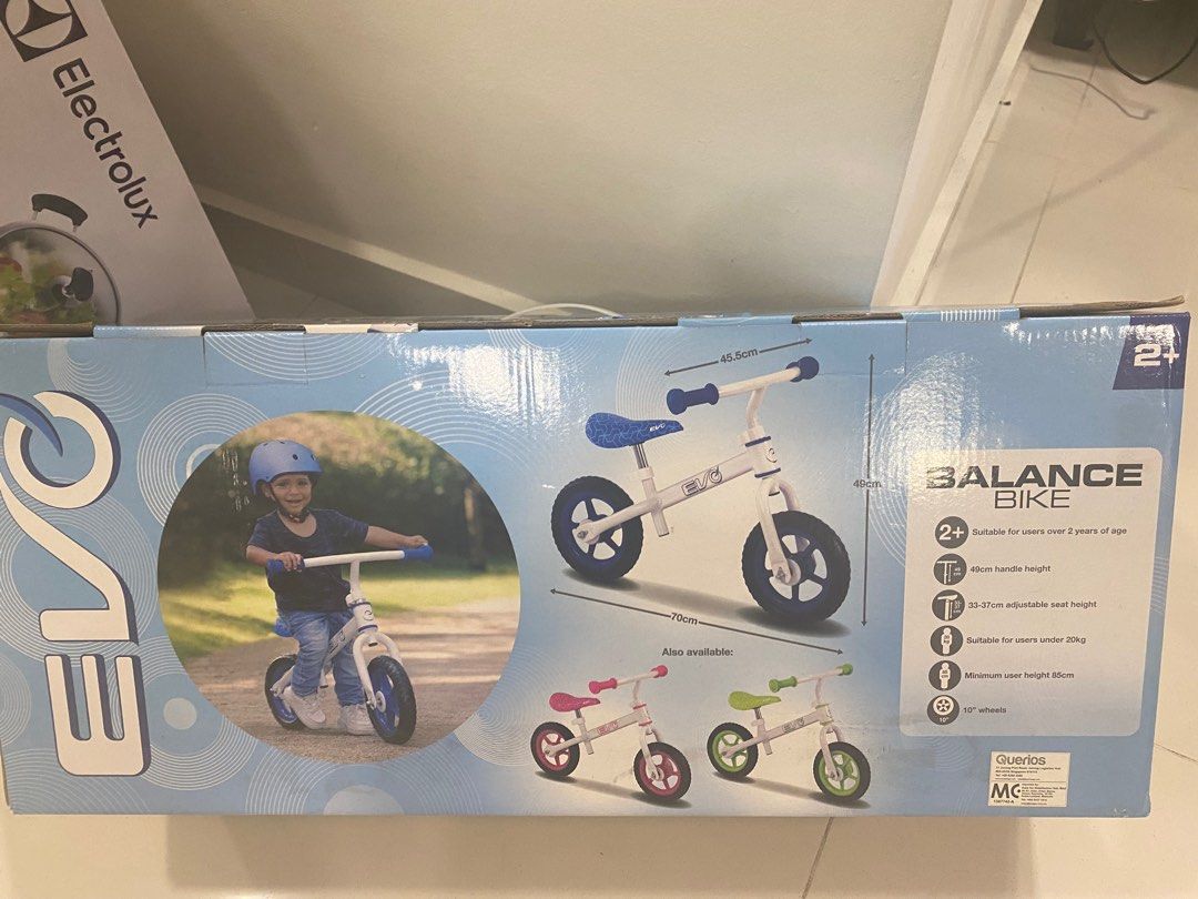 EVO balance bike for kid 2 wheel Bycycle, Babies & Kids, Going Out