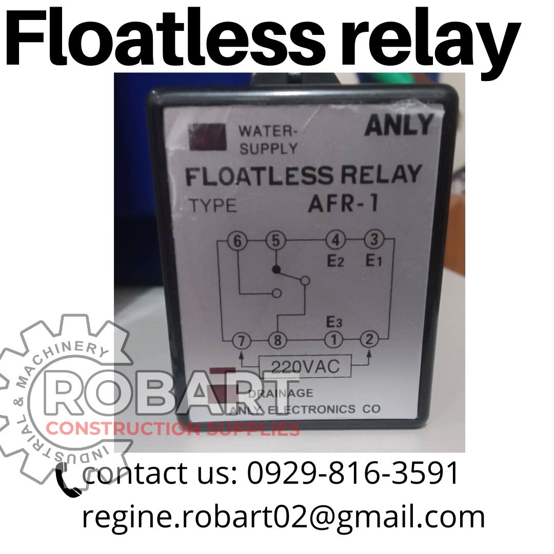 Floatless relay !, Commercial & Industrial, Construction Tools