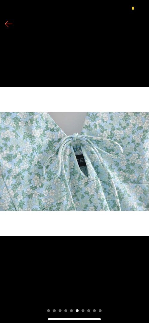 Floral Print Dress (Category: Dresses) located in Pasig City. Submitted by bananaee (Listing ID 1200705873, Image 2). Description: - brand new, only tried on.