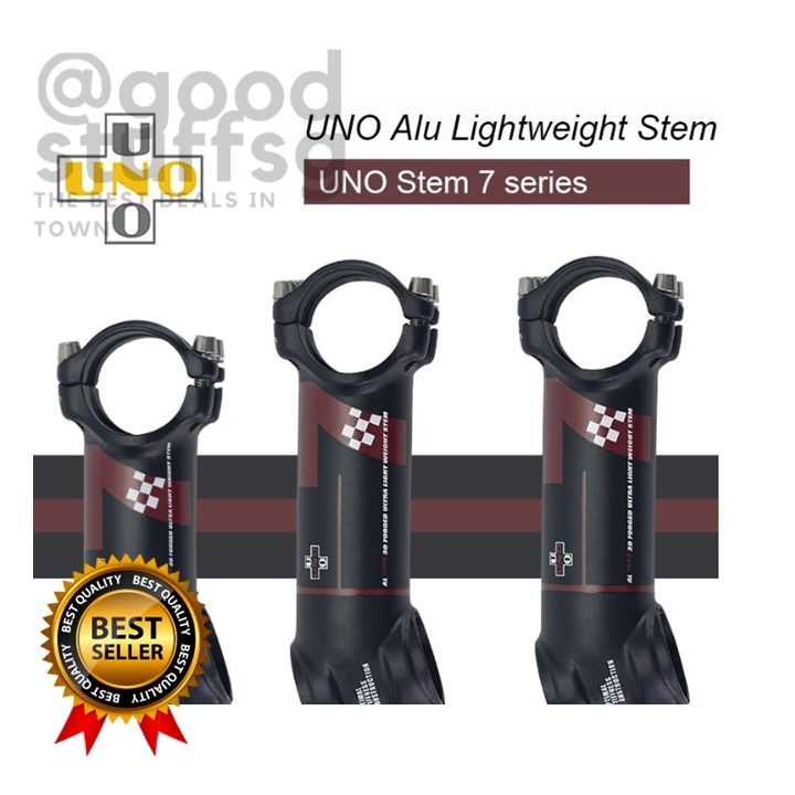 FREE UNO 7 MTB bike stem 7 17 degree Kalloy ultralight Aluminum alloy 7050 31.8mm 60 70 80 90 100 110 120 130mm bicycle stem Sports Equipment Bicycles Parts Parts Accessories on Carousell
