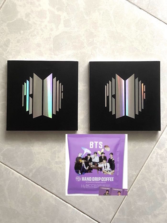 Free BTS Hand Drip Coffee sachet WTS Unsealed BTS Compact Proof album ...