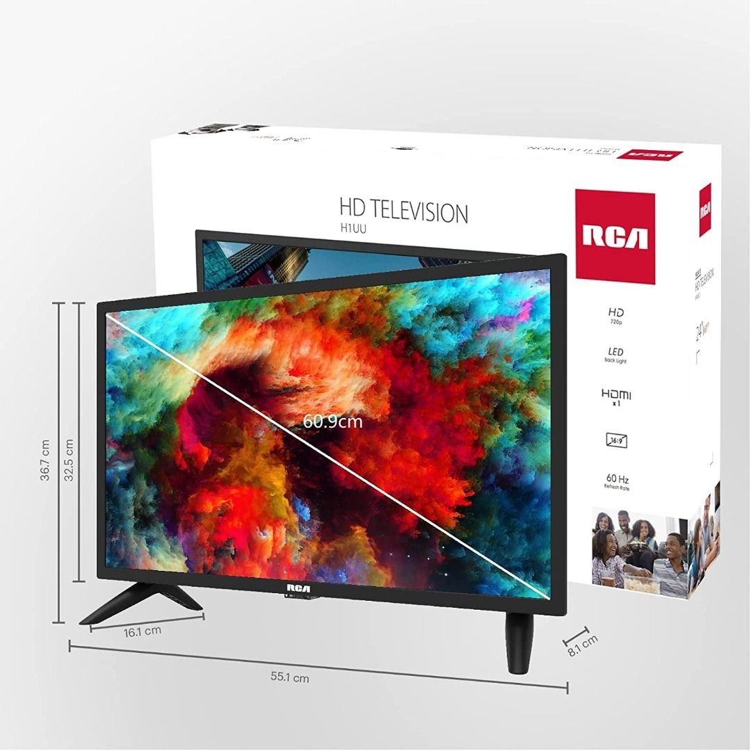(FREE EXPRESS DELIVERY) RCA 24 Inch HD TV, DVBT/T2/C Dolby Digital