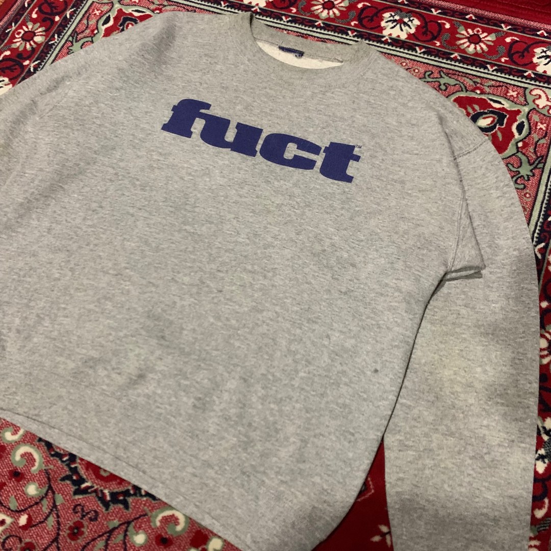 90s fuct Print sweat - トップス