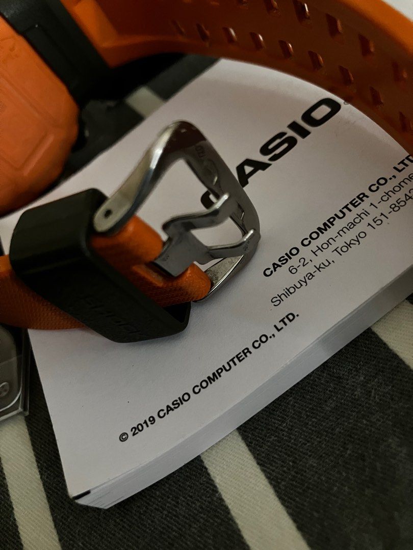 Casio g shock mudmaster orange store