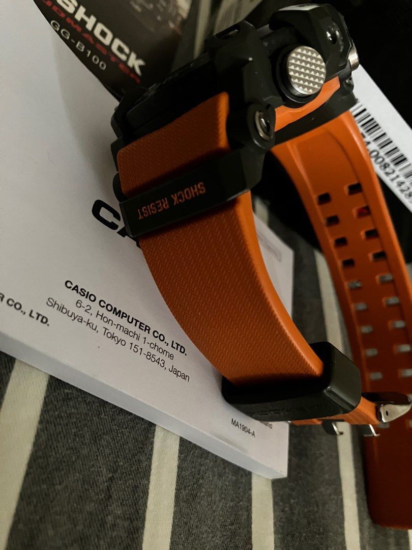 Casio G Shock GG B100 1A9DR mudmaster orange