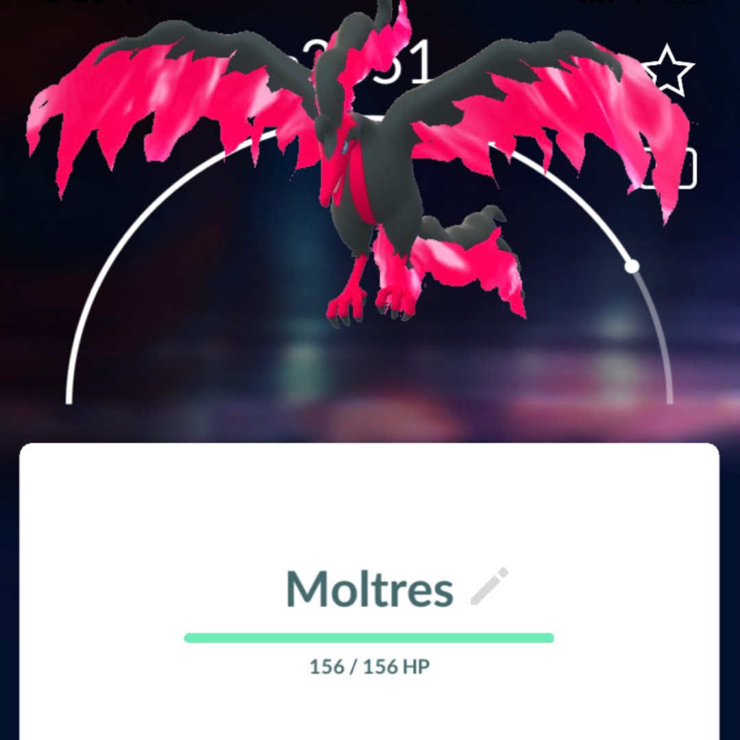 Galarian Moltres Pokemon Go, Video Gaming, Gaming Accessories, In-Game  Products on Carousell