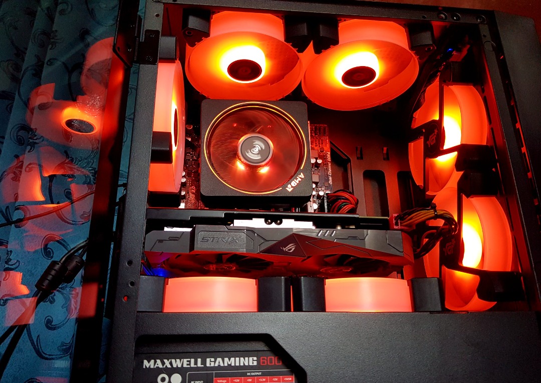Gaming Rig with 8 GB ROG Strix GPU with Receipt & Warranty Desktop PC