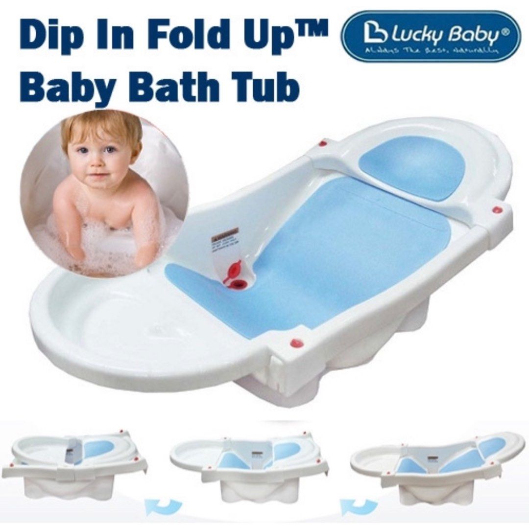 Good deal Dip in Fold Up Baby Bath Tub by Lucky Baby Babies