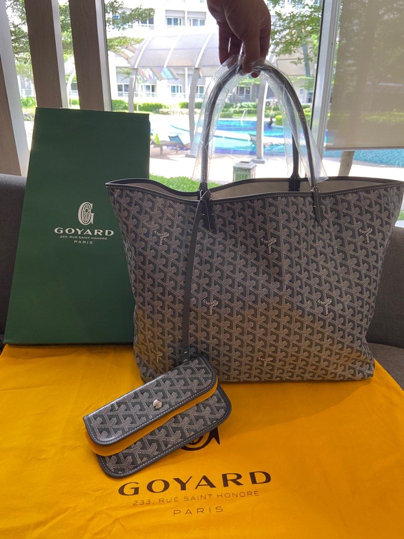 Goyard St Louis PM Maroon Bordeaux (special color), Luxury, Bags & Wallets  on Carousell