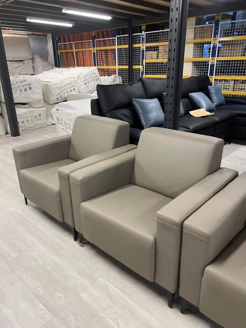 Grey Minimalist Leather Sofa (Category: Sofas) located in Cavite. Submitted by sentoot15 (Listing ID 1200623983, Image 3). Description: High quality materials used can do cod you can visit out store to see the sofa.