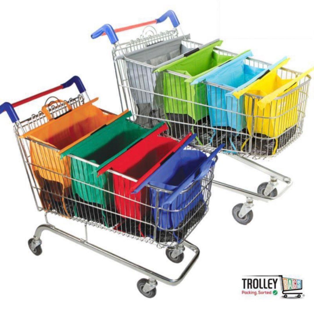 Grocery Shopping Trolley Bags, Furniture & Home Living, Kitchenware