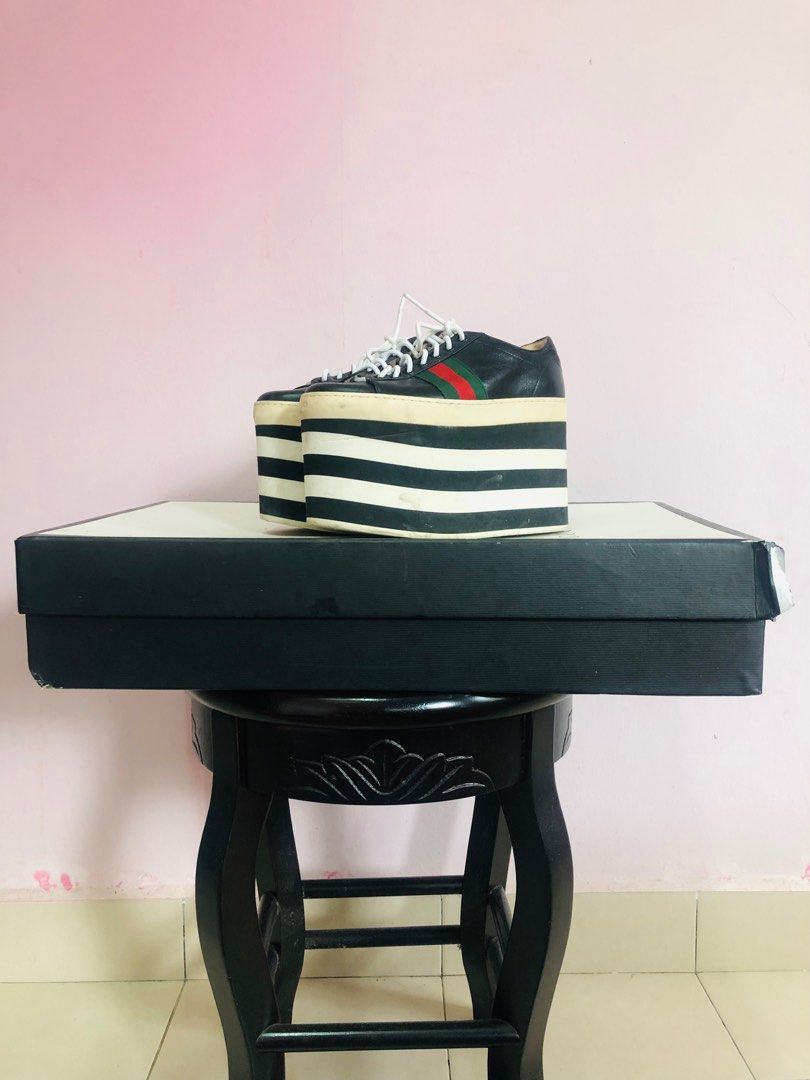 Gucci best sale platform trainers