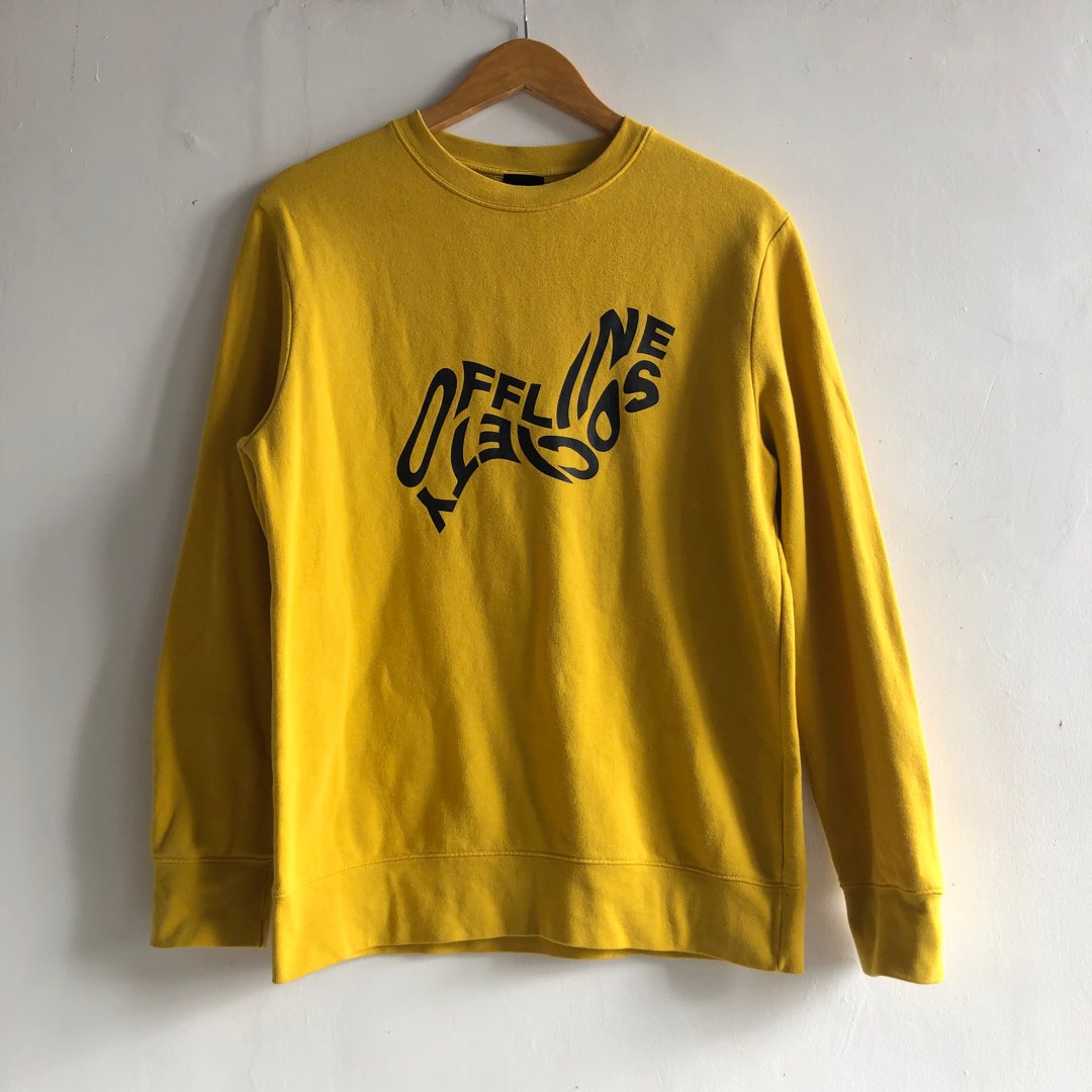 Offline society yellow sweatshirt hot sale