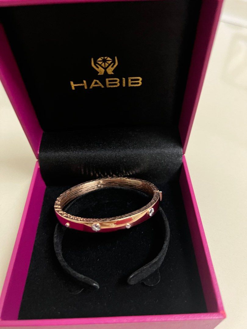 Habib rose best sale gold bracelet