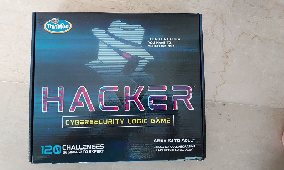 HACKER CYBERSECURITY LOGIC GAME, Hobbies & Toys, Toys & Games on Carousell