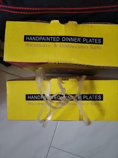 Handprinted Dinner plates