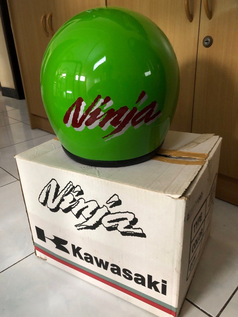 Helm kawasaki ninja original, Motor di Carousell