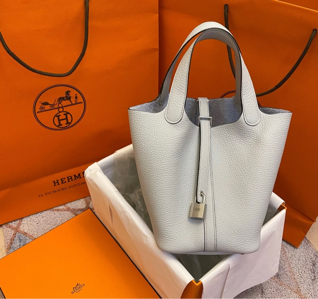 Hermes Picotin 18 Rouge Grenat, Luxury, Bags & Wallets on Carousell