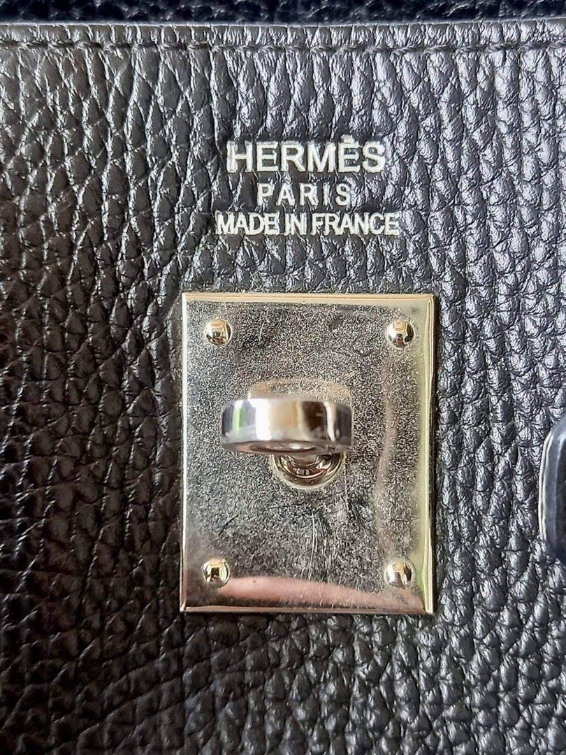 HERMES BLACK BIRKIN TOGO LEATHER 30cm W/ Rodeo Horse Charm ( Japan),  Luxury, Bags & Wallets on Carousell