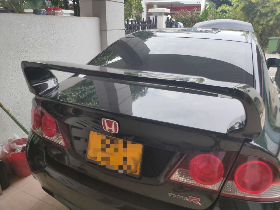 Honda Civic Type R Spoiler (1 piece), Car Accessories, Accessories on ...