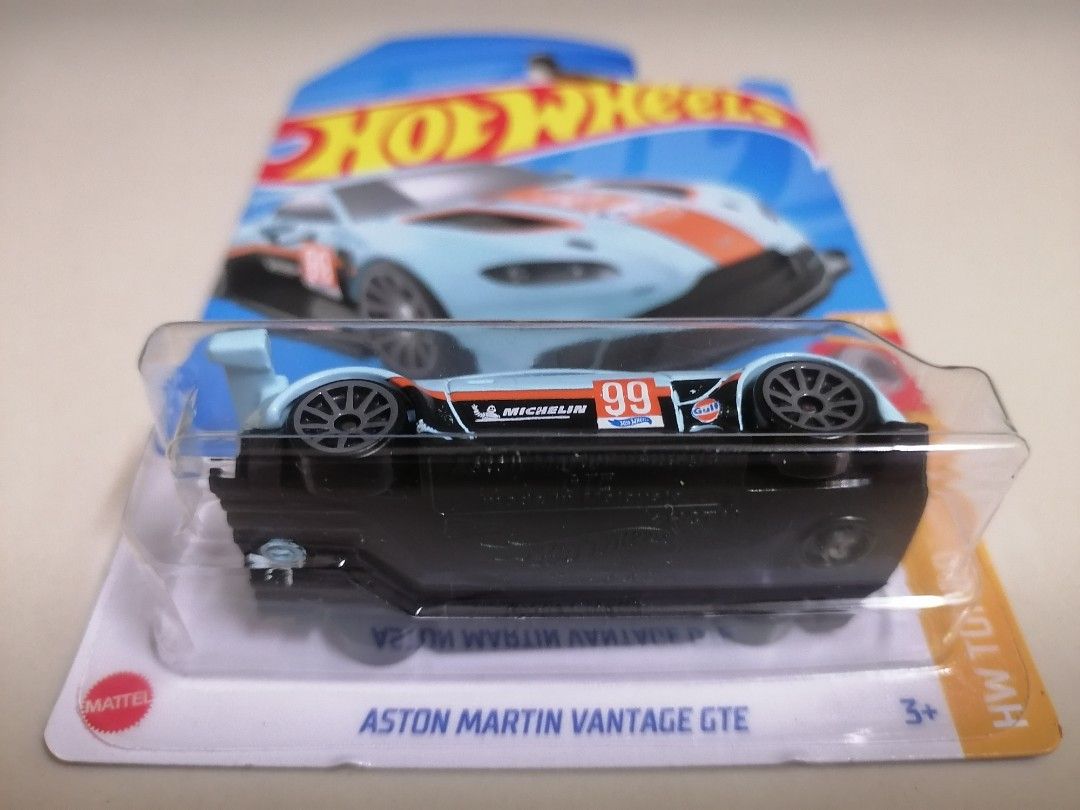 Hot Wheels 2023 HW Turbo Aston Martin Vintage GTE - Sky Blue