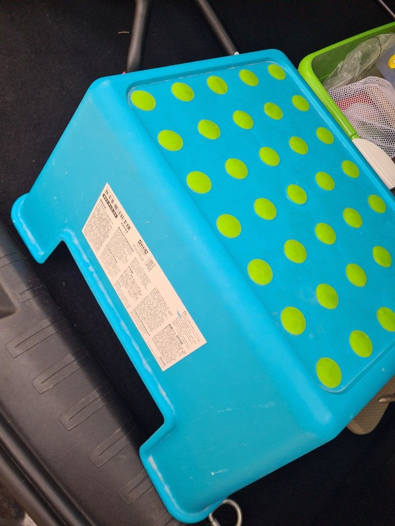 Ikea blue stool, Furniture & Home Living, Furniture, Chairs on Carousell