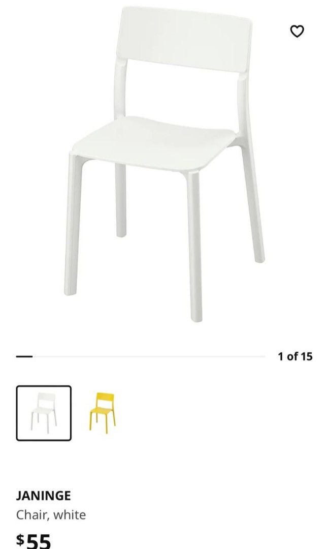 IKEA Chair, Furniture & Home Living, Furniture, Chairs on Carousell
