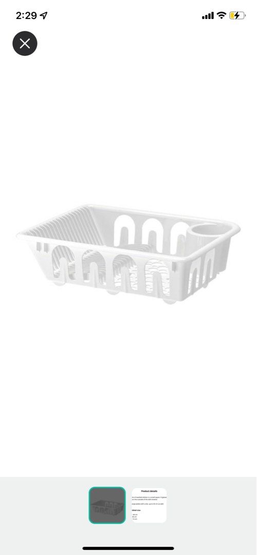 IKEA Dish drying rack, Furniture & Home Living, Bathroom & Kitchen