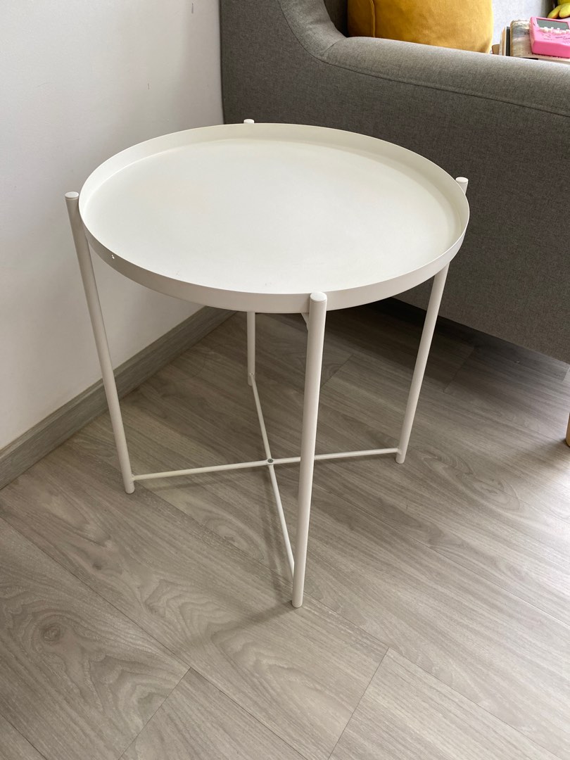 Ikea gladom side table / tray table, Furniture & Home Living, Furniture, Tables & Sets on Carousell