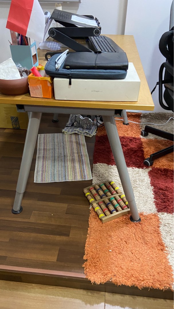 Ikea Office Table height adjustable (must go ask for better price