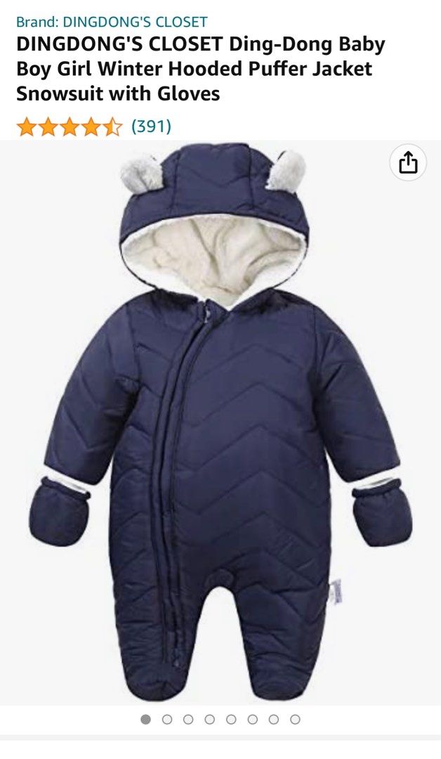 Girl best sale infant snowsuit
