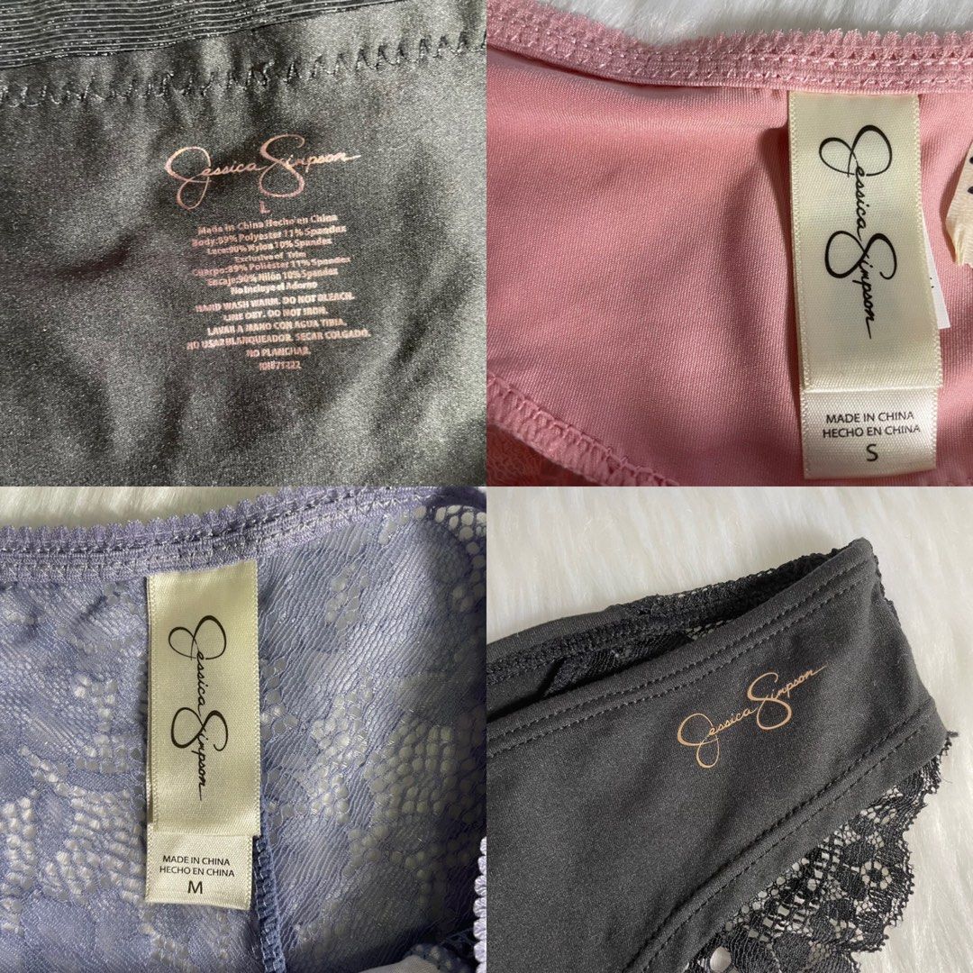 Jessica Simpson Laced Panty Underwear Thong Cotton, Women's Fashion,  Undergarments & Loungewear on Carousell