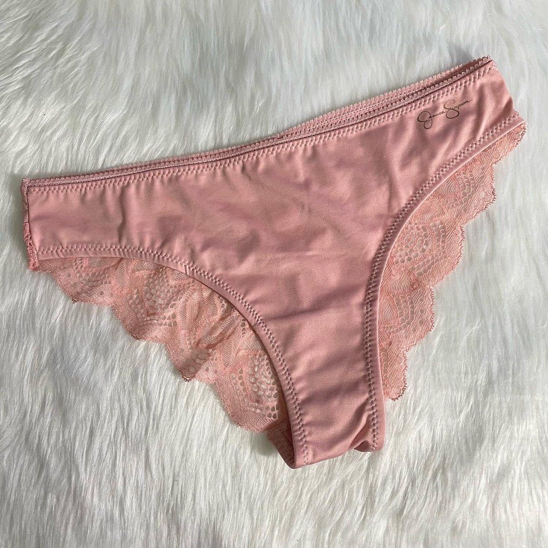 Jessica Simpson Laced Panty Underwear Thong Cotton, Women's