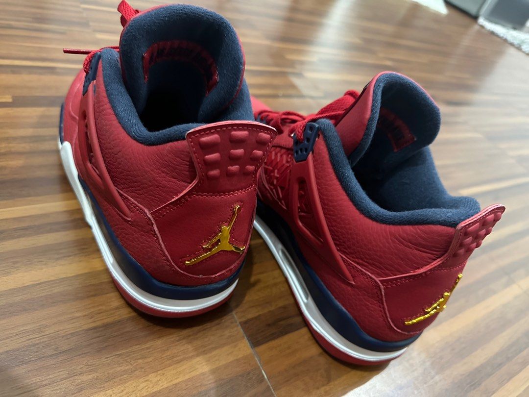 Jordan 4 Retro Fiba Men s Fashion Footwear Sneakers on Carousell