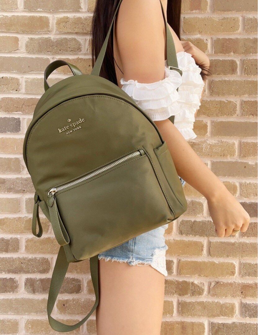 Kate Spade Chelsea The Little Better Nylon Large Backpack Black School Bag