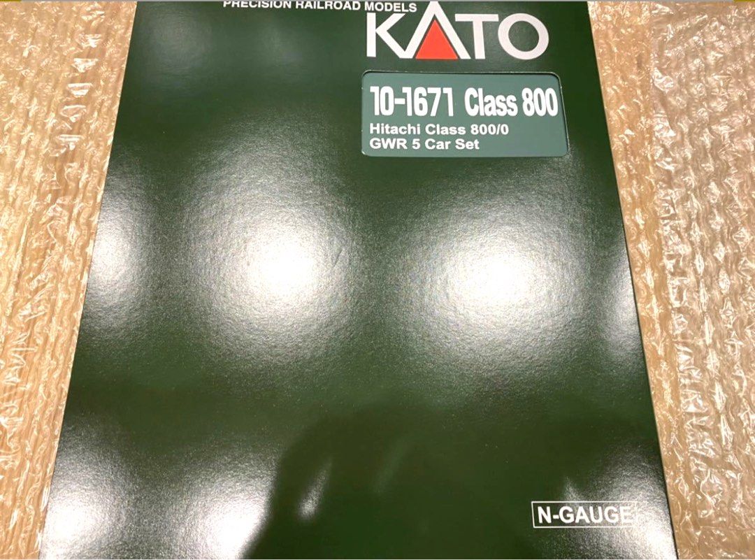 有室內燈！KATO 10-1671 英国鉄道Hitachi Class 800/0 GWR 5両セットN