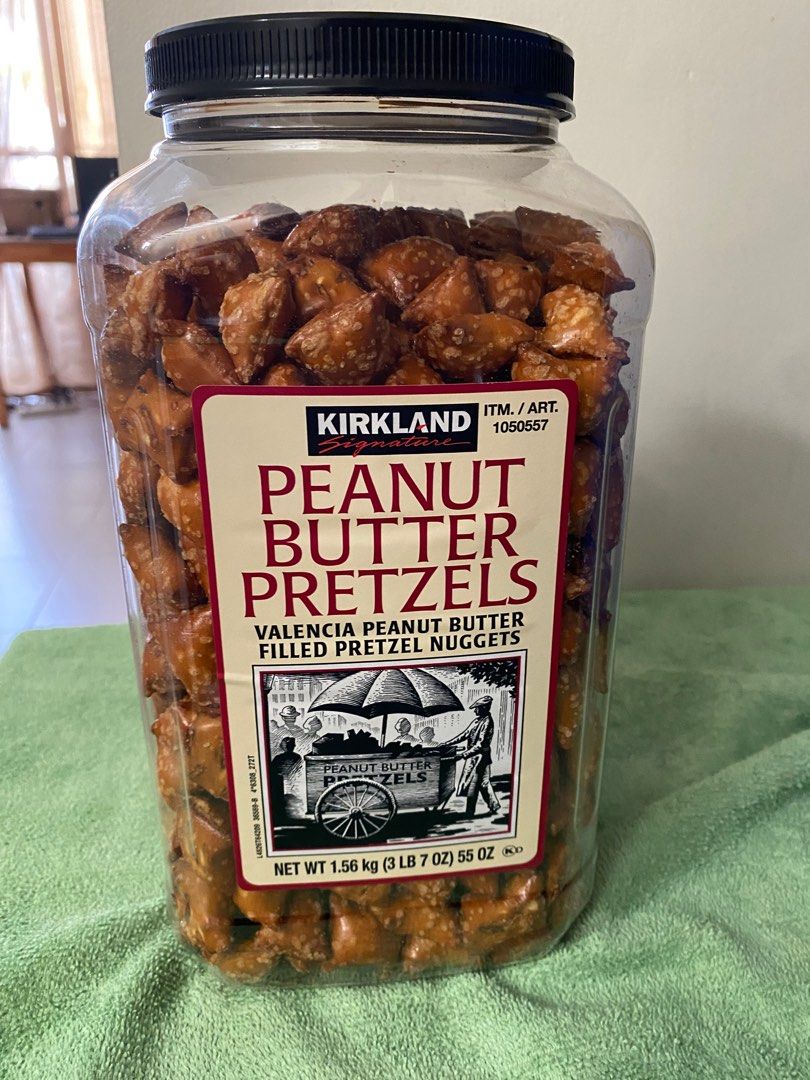 kirkland signature peanut butter pretzels 55oz, Food & Drinks, Packaged