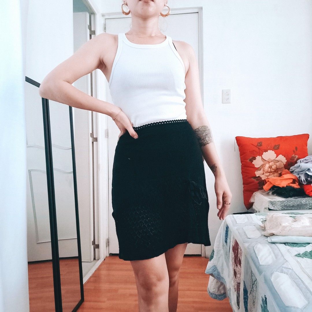 Tweed skirt kookai sales