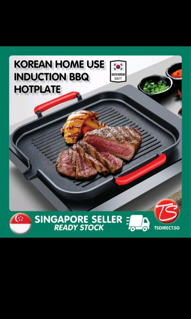 Korean Induction Gas Ceramic Stove Friendly BBQ Grill Pan Hot Plate for