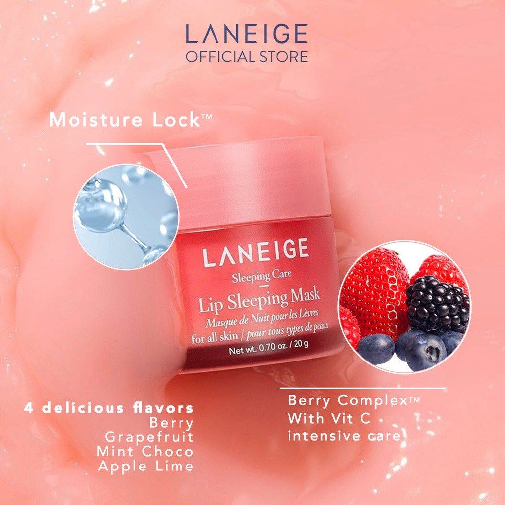 Laneige Lip Sleeping Mask EX 20g, Beauty & Personal Care, Face, Face