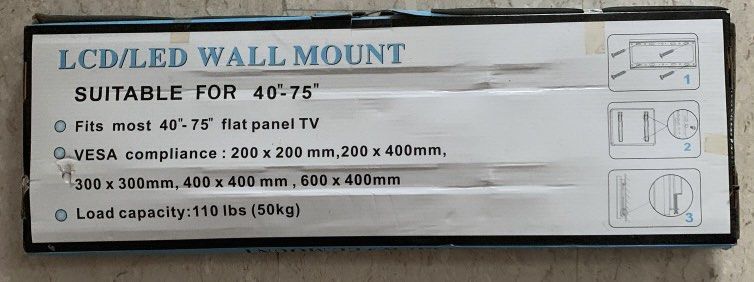40 inches screen led tv wall mount