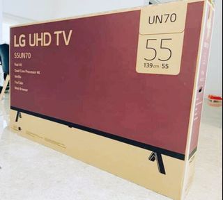 LG UHD TV quad core 55'