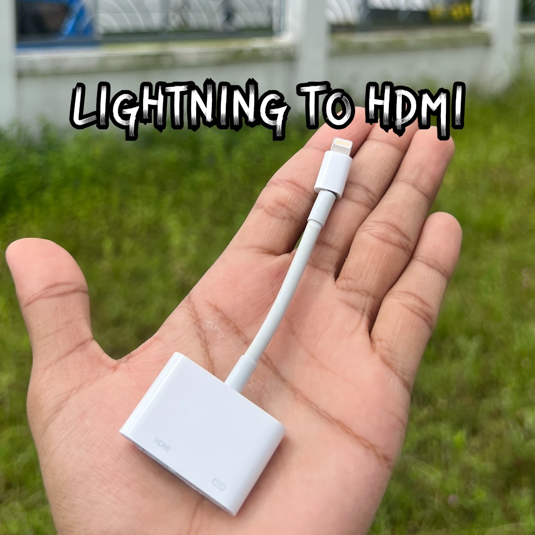 Lightning to hdmi adapter video gaming gaming accessories cables 