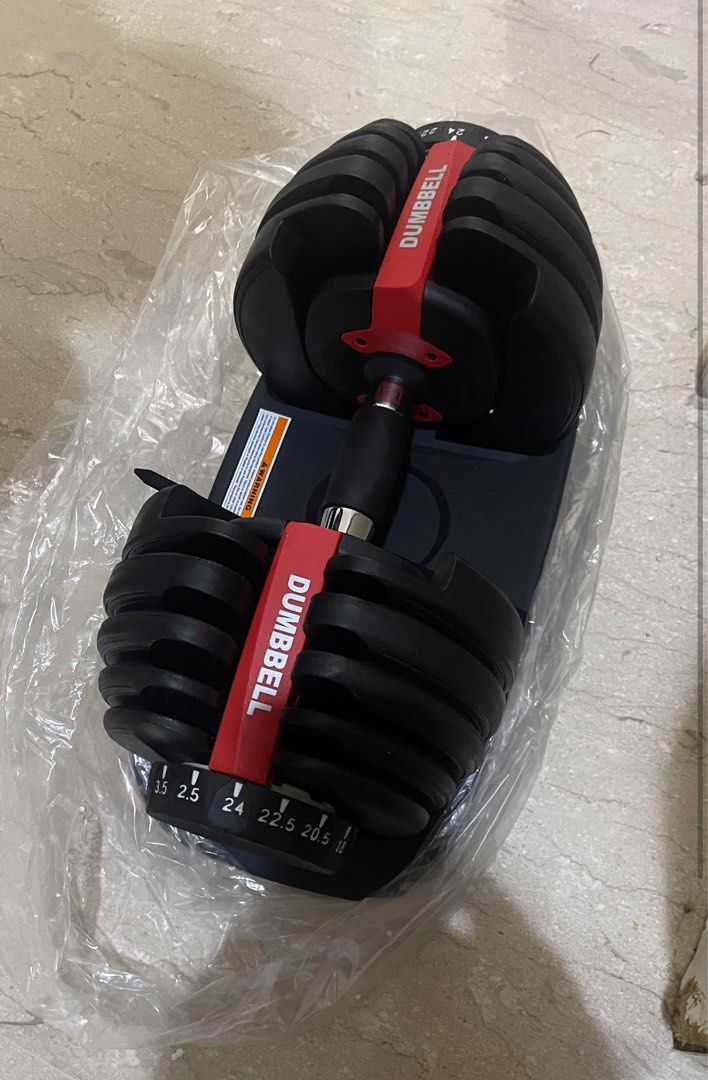 TITAN Adjustable Dumbbell Set 24kg per side Sports Equipment