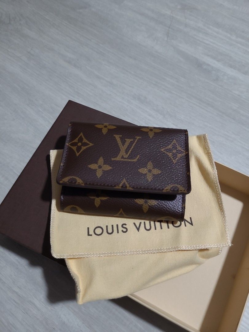 Louis Vuitton Monogram Canvas Enveloppe Carte De Visite Louis