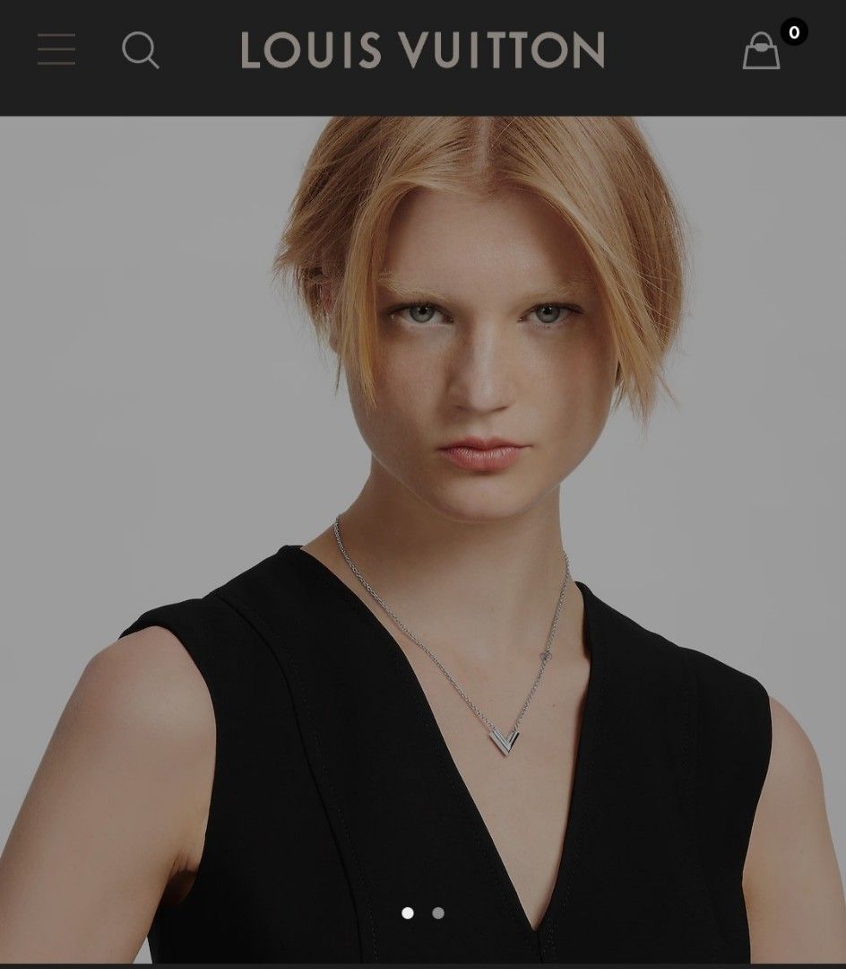 Louis Vuitton Essential V Supple Necklace - Luxury Helsinki