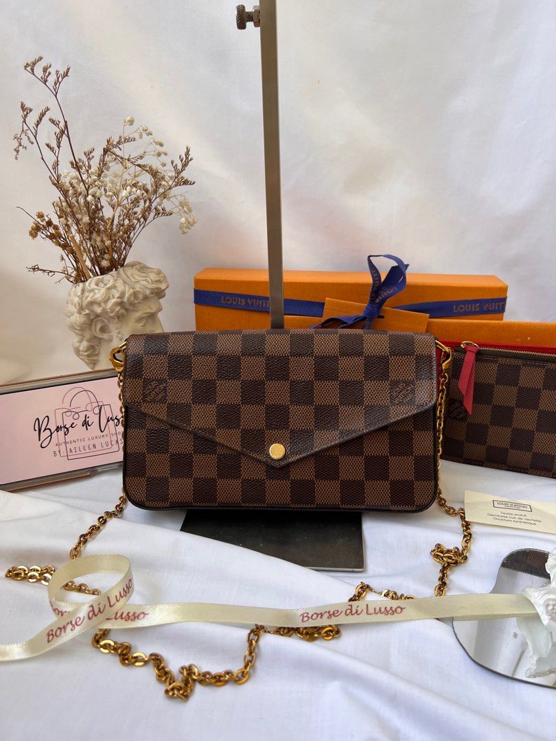 Lv felice POCHETTE MONOGRAM, Luxury, Bags & Wallets on Carousell