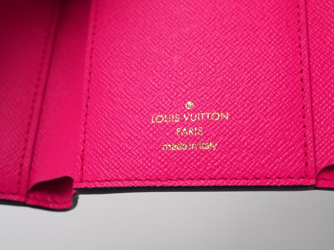 LOUIS VUITTON Monogram 2022 Christmas Animation Seoul Victorine Wallet  Fuchsia 1222203