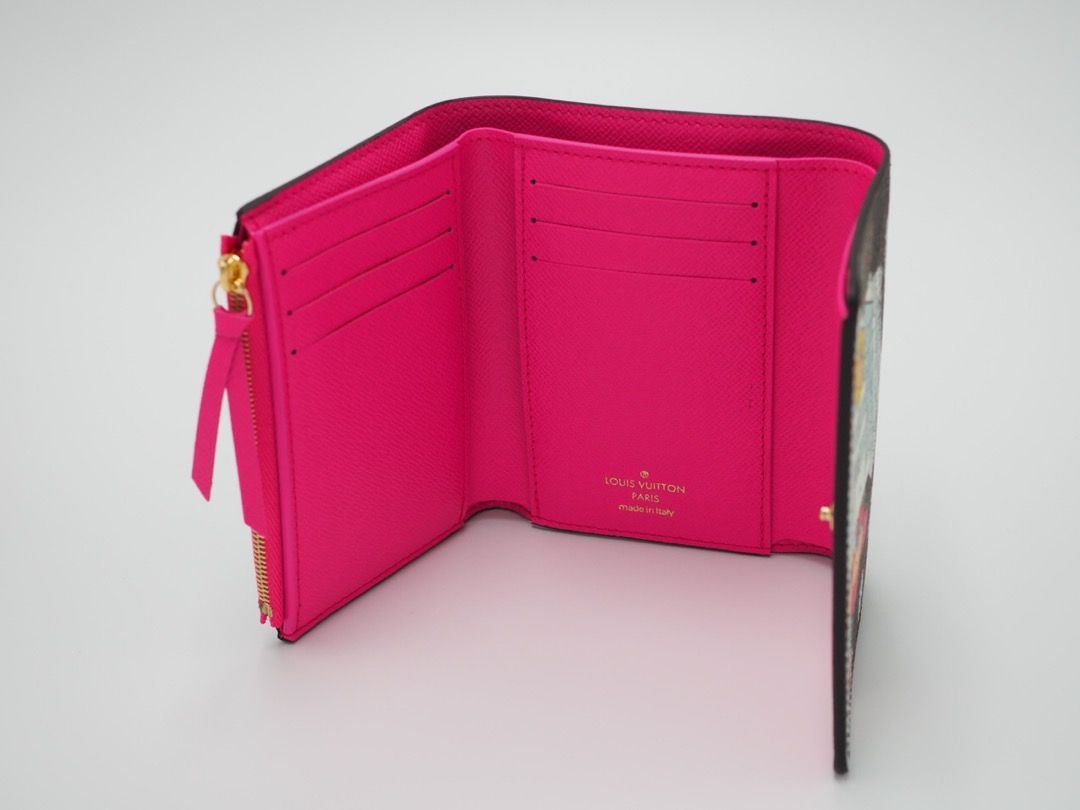 Louis Vuitton M81631 Monogram Fuchsia Christmas Animation Victorine