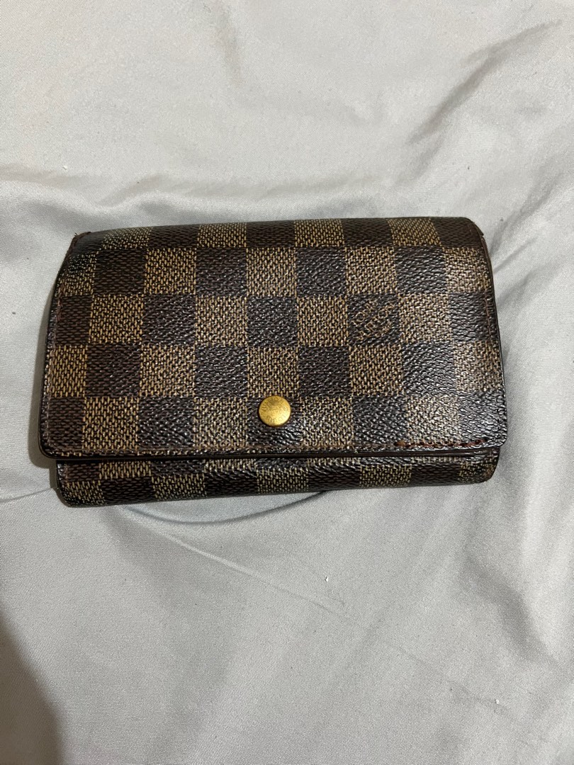 LV Short Folding Wallet N60895 Leather -Black
